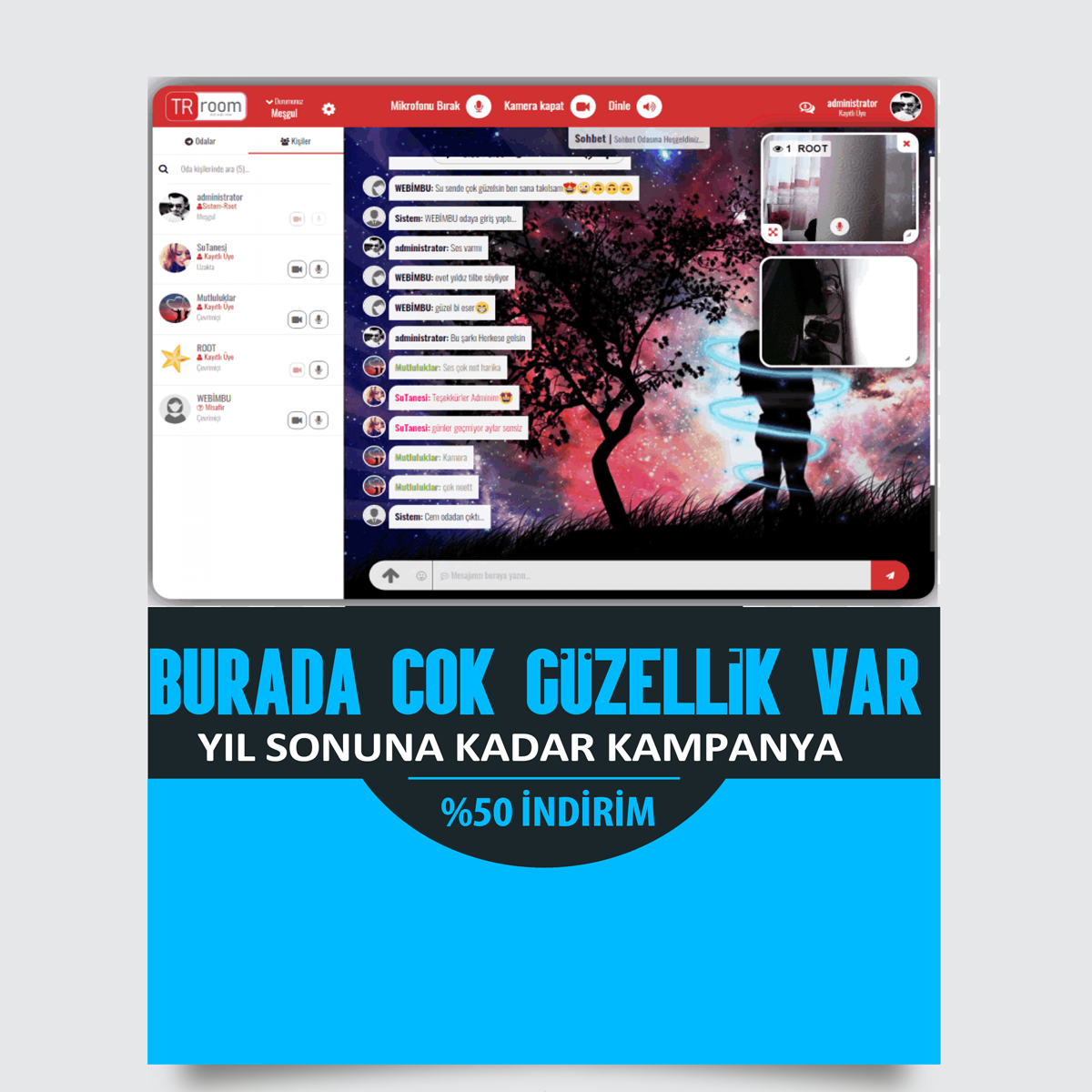 Sesli Chat Mobil Oda